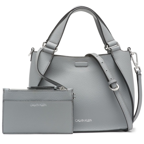 Calvin Klein Handbags - Calvin Klein Estelle Crossbody Gray